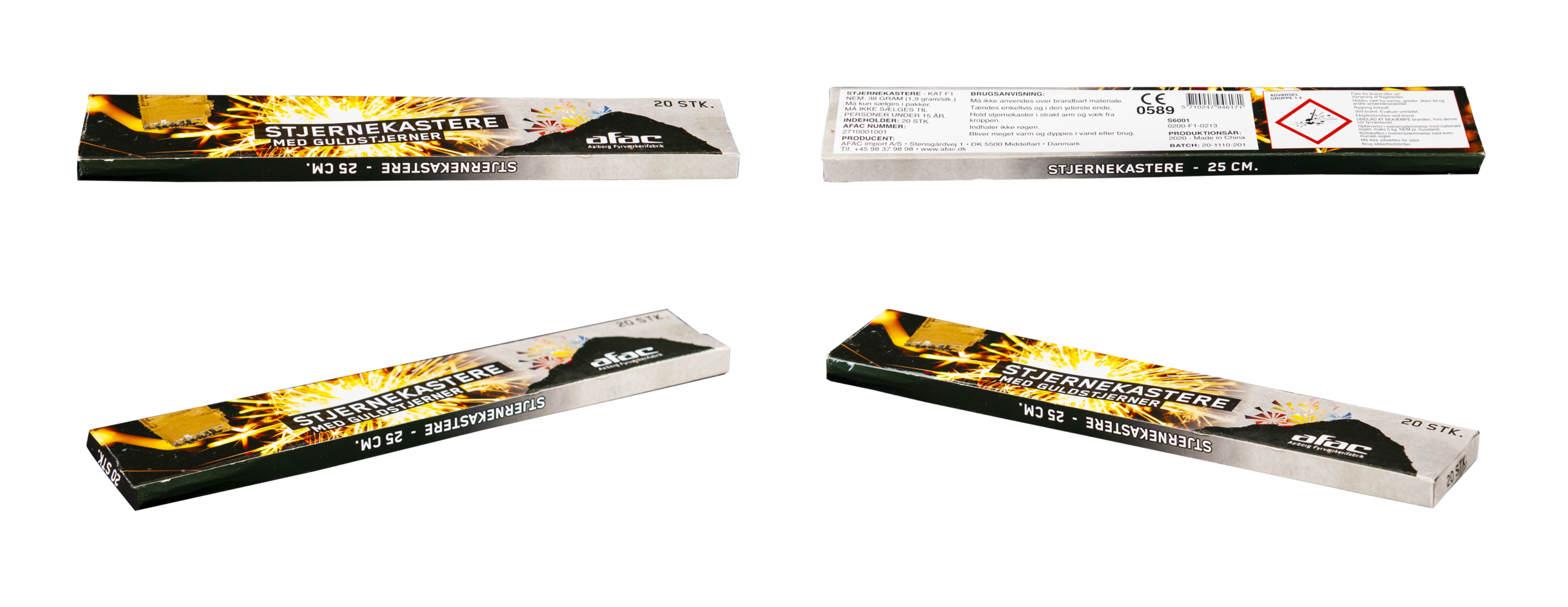 AFAC, Stjernekastere, 25 cm, 20 stk.