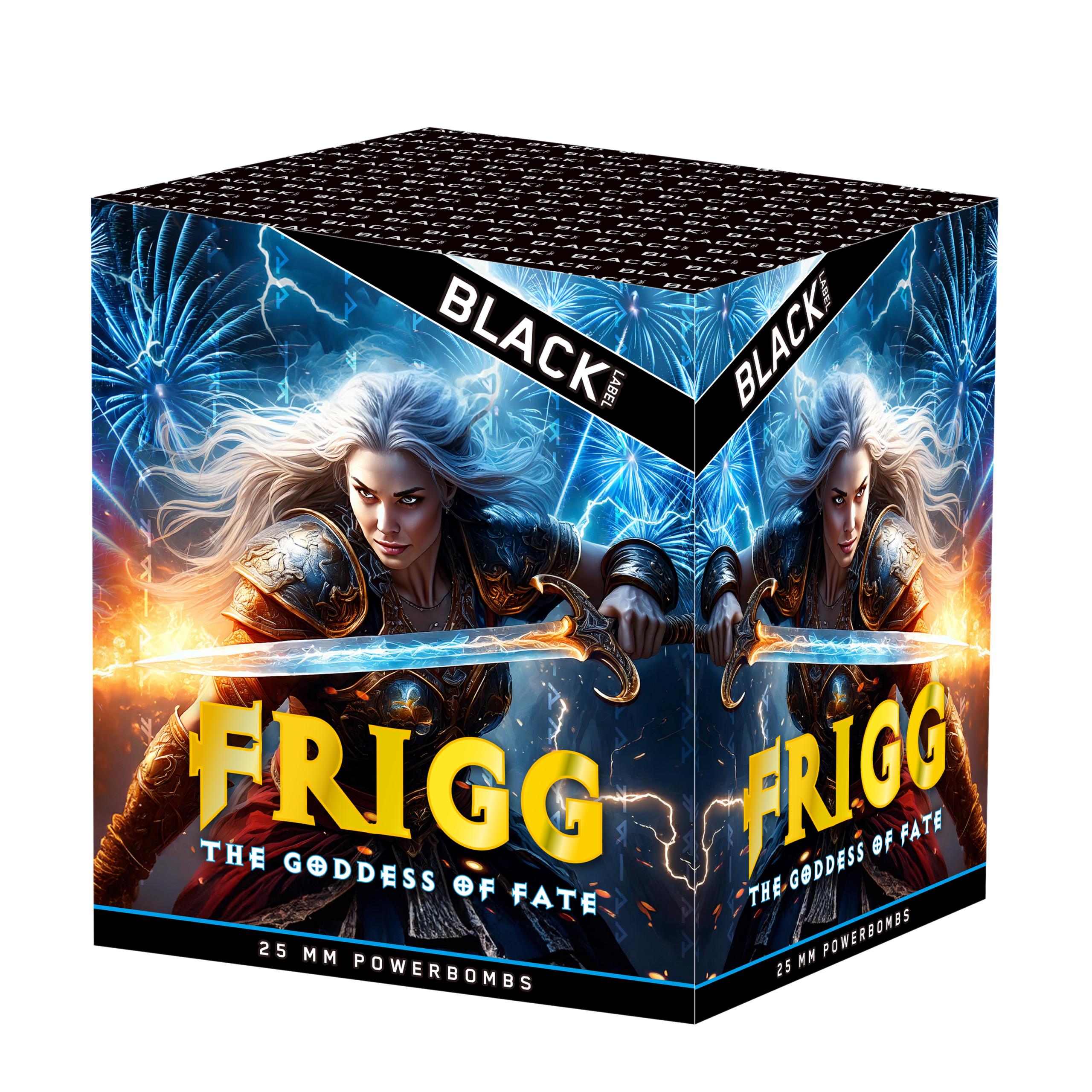 Frigg, Batteri 25 skud Ø25